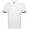 TOMMY HILFIGER TOMMY HILFIGER SLIM FIT POLO T SHIRT WHITE