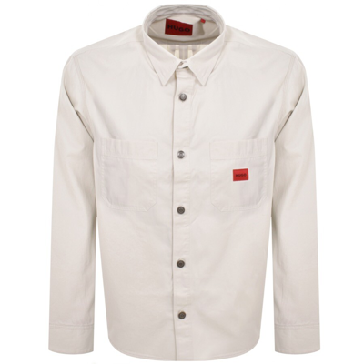 Hugo Erato Overshirt Jacket White