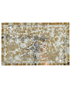 Tiramisu Decorative Ivory/gold Accent Tray In White