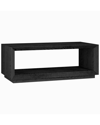 Abraham + Ivy Tannen 48 Wide Rectangular Coffee Table In Black