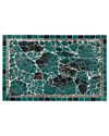 Tiramisu Decorative Blue/green Accent Tray In Blue