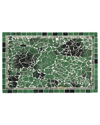 Tiramisu Decorative Green Accent Tray In Green