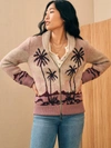 Faherty Beach Cardigan In Sunset Palm