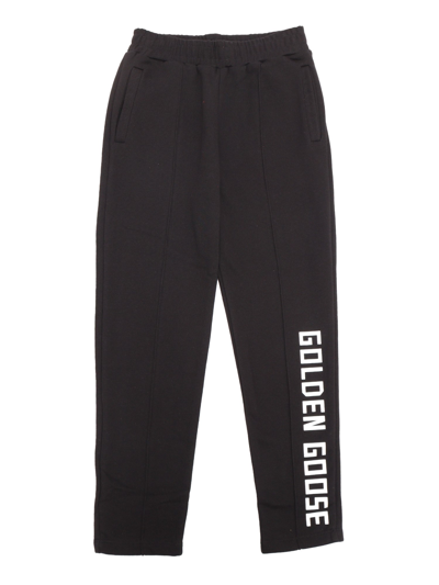 Golden Goose Tapered Joggers In Black