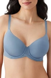 Wacoal Ultimate Side Smoother Underwire T-shirt Bra In Windward Blue