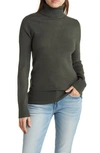 French Connection Babysoft Turtleneck Sweater In Laurel