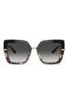 DOLCE & GABBANA 52MM SQUARE SUNGLASSES