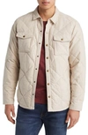 MARINE LAYER OLIN QUILTED SNAP-UP OVERSHIRT