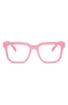 DOLCE & GABBANA 52MM SQUARE OPTICAL GLASSES