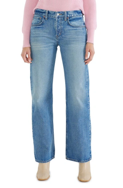 Etica Amis Relaxed Boot Jeans In Blue