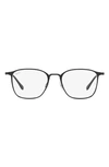 RAY BAN 51MM SQUARE OPTICAL GLASSES