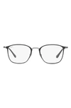 RAY BAN 51MM SQUARE OPTICAL GLASSES