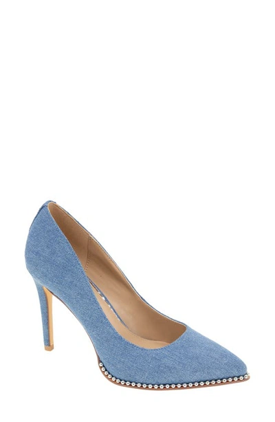 Bcbgeneration Women's Hawti Pointed Toe Pump In Denim