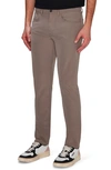 7 For All Mankind Slimmy Tapered Pants In Light Gray