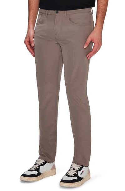 7 For All Mankind Slimmy Tapered Pants In Light Gray
