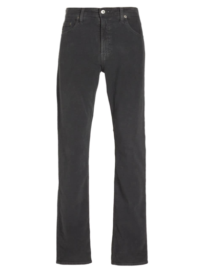 Ag Men's Everett Stretch Straight-leg Jeans In Sulf Sleek Carbon
