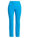 Chiara Boni La Petite Robe Women's Nuccia Stretch Jersey Crop Pants In Catalina Blue