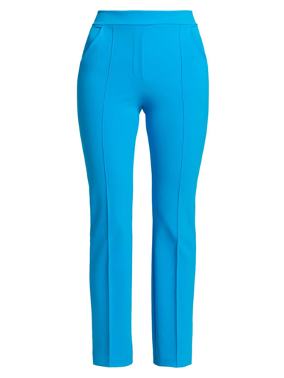 Chiara Boni La Petite Robe Women's Nuccia Stretch Jersey Crop Pants In Catalina Blue