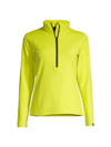 Head Sportswear Women's Rebels Aster Quarter-zip Ski Jacket In Lime