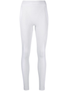 Misbhv Logo-waist Ski Leggings In Grey