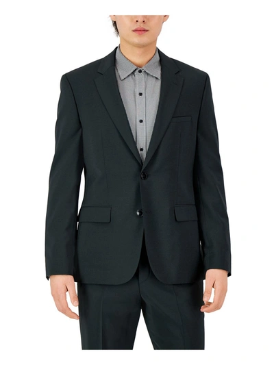 Hugo Karl224x Mens Virgin Wool Modern Fit Two-button Blazer In Black