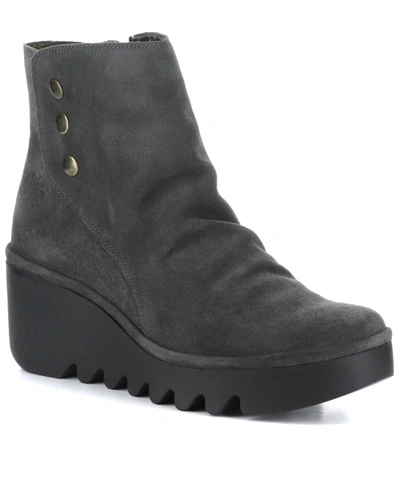 Fly London Brom Suede Boot In Grey
