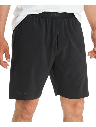 Marmot Mens Sweat Wicking Quick Dry Shorts In Black