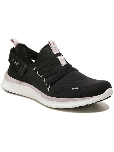 Ryka Lovable Womens Lace-up Lifestyle Casual And Fashion Sneakers In Black