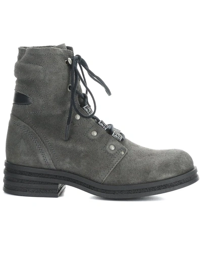 Fly London Knot Suede Boot In Grey