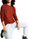 AND NOW THIS MENS CREWNECK KNIT THERMAL SHIRT