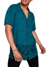 AND NOW THIS MENS WOVEN PAISLEY BUTTON-DOWN SHIRT