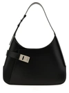 FERRAGAMO ARCHIVIO SHOULDER BAGS BLACK