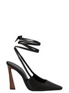Saint Laurent Blade 105 Leather Slingback Pump