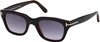 Tom Ford Snowdon Grey Gradient Square Mens Sunglasses Ft0237 05b 52 In Grey