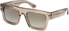 Tom Ford Fausto 53mm Geometric Sunglasses In Brown