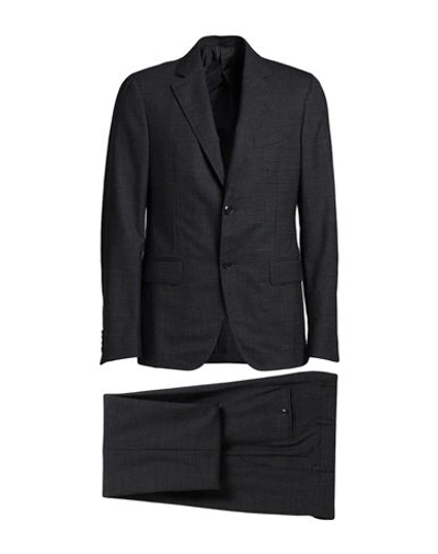 Pal Zileri Man Suit Steel Grey Size 42 Wool, Elastane