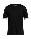 Primo Emporio Man T-shirt Black Size M Cotton, Elastane