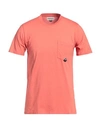 Roy Rogers Roÿ Roger's Man T-shirt Salmon Pink Size Xs Cotton