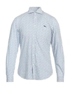 Harmont & Blaine Man Shirt Blue Size M Cotton