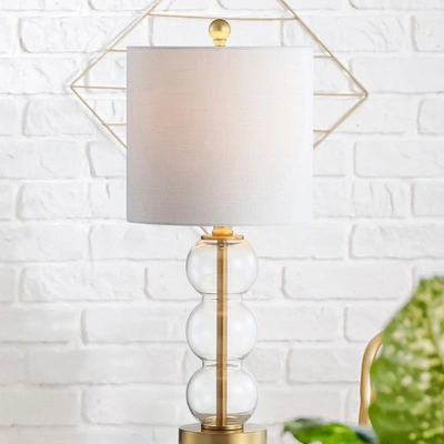 Jonathan Y February 21" Glass/metal Led Table Lamp