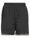 Low Brand Man Shorts & Bermuda Shorts Black Size 4 Cotton, Polyamide, Synthetic Fibers