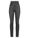 EMPORIO ARMANI EMPORIO ARMANI WOMAN JEANS GREY SIZE 31 COTTON, MODAL, ELASTOMULTIESTER, ELASTANE