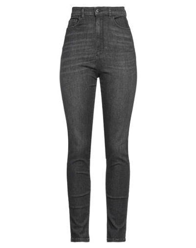Emporio Armani Woman Jeans Grey Size 31 Cotton, Modal, Elastomultiester, Elastane