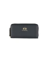 La Martina Woman Wallet Navy Blue Size - Polyurethane In Navy Blue