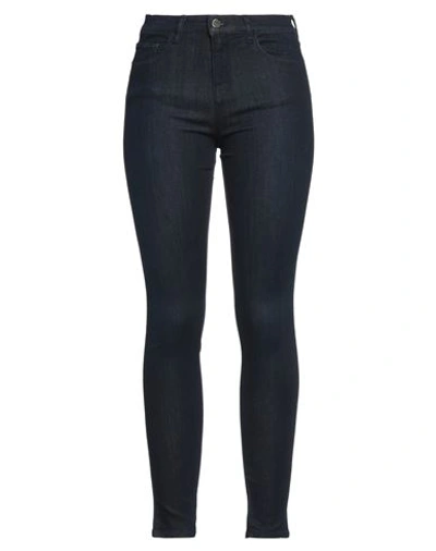 Emporio Armani Woman Jeans Blue Size 25 Viscose, Cotton, Lyocell, Polyester, Elastane