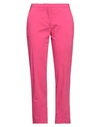 Camicettasnob Woman Pants Magenta Size 8 Cotton, Polyester, Elastane