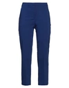 Camicettasnob Woman Pants Blue Size 6 Cotton, Polyester, Elastane
