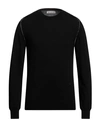 Trussardi Man Sweater Black Size S Polyamide, Viscose, Wool, Cashmere