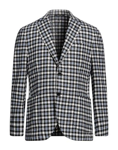 Carracci Man Suit Jacket White Size 42 Wool