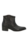 Islo Isabella Lorusso Woman Ankle Boots Black Size 11 Soft Leather In Black